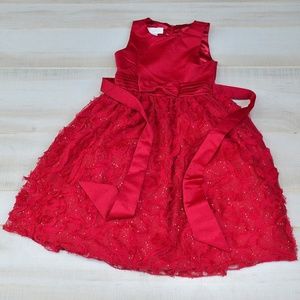 American Princess Red Formal Short Sleeve Dress 10